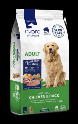 HYPRO PREMIUM ADULT GRAIN FREE CHICKEN & DUCK 2.5KG
