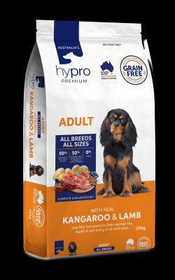 HYPRO PREMIUM ADULT GRAIN FREE KANGAROO & LAMB 2.5KG