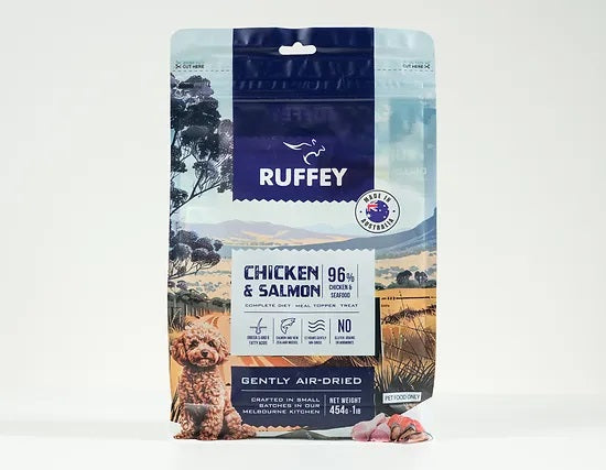RUFFY AIR DRIED MEAL TOPPER 454G