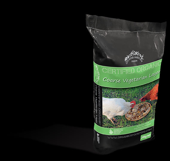 COUNTRY HERITAGE ORGANIC COARSE LAYER VEG (lime green)