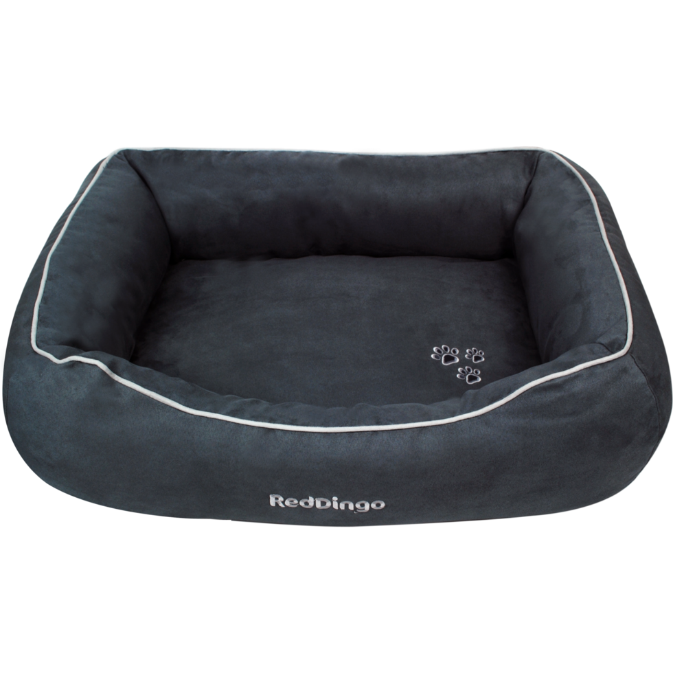 RED DINGO DONUT BED GREY SML
