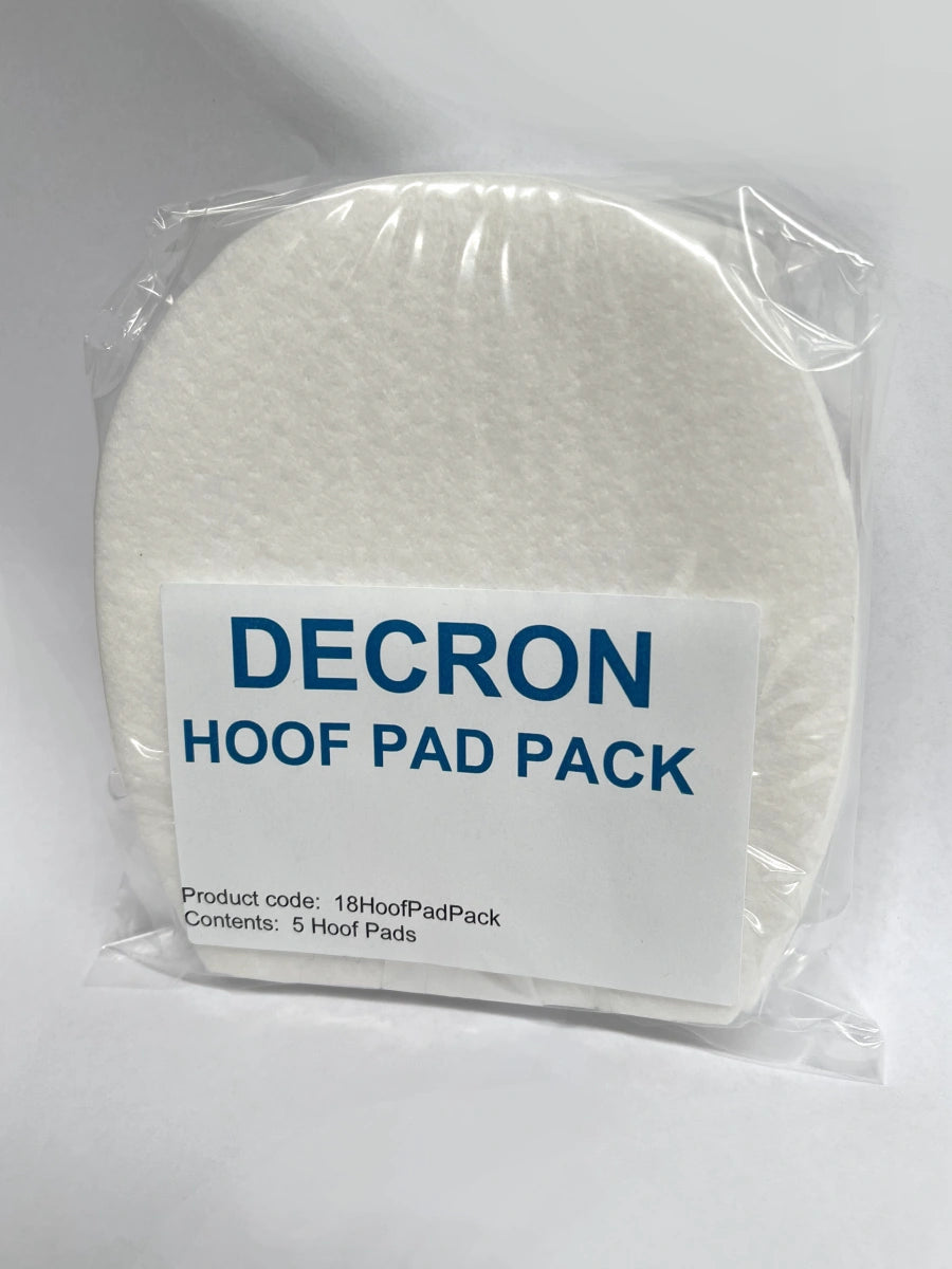 DECRON FELT HOOF PADS SET OF 5