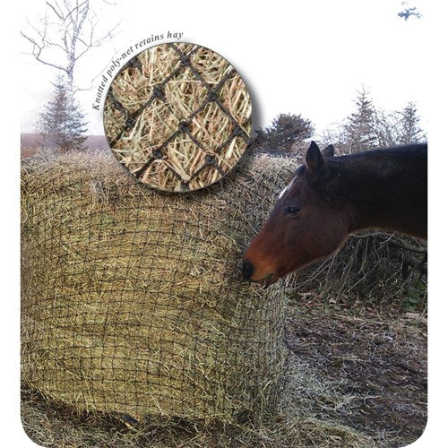 SHOWMASTER ROUND BALE POLY SLOW FEED HAY NET MED