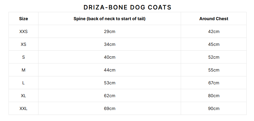 DRIZA-BONE ASHFIELD SHEPA DOG COAT