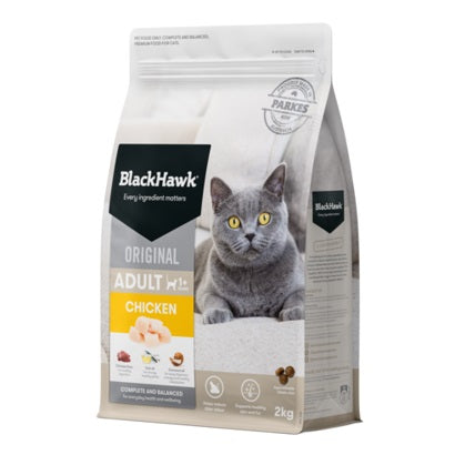 BLACKHAWK CAT ADULT 1+ CHICKEN 2KG