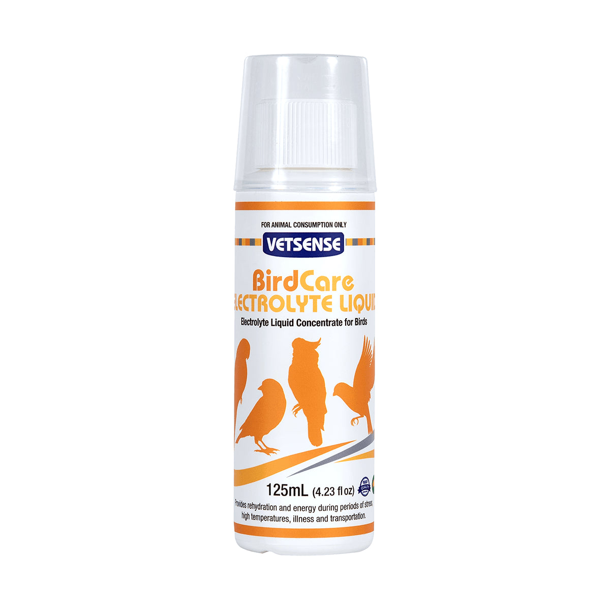 VETSENSE BIRDCARE ELECTROLYTE LIQUID 125ML