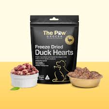 THE PAW GROCER FREEZE DRIED DUCK HEART 72G
