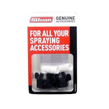 SILVAN SHURFLO NUT & TAIL STRAIGHT 1/2" 2PK