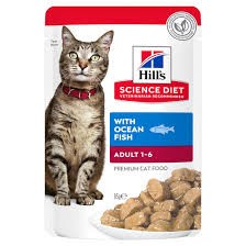 Hills Adult Cat With Ocean Fish 1-6yr 85g