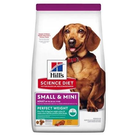 Hills Dog Adult Perfect Weight Sml & Toy Breed 1.81kg