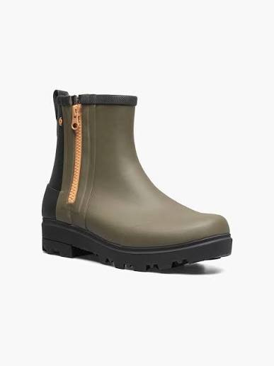 Bogs Womens Holly Rain Zip Green