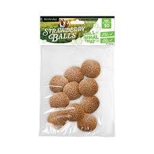 Bainbridge Small Animal Strawberry Balls 10pk