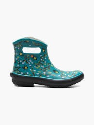 Bogs Womens Patch Ankle Bee Turquoise Size 9