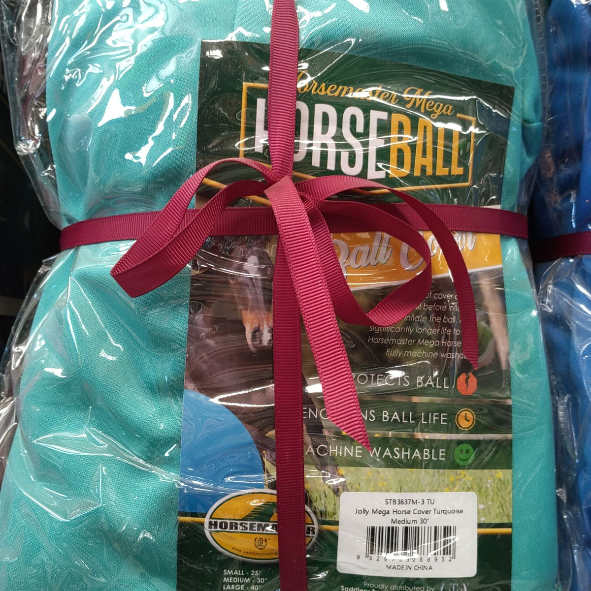 Mega Horse Ball & Cover Set Medium Turquoise
