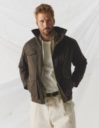 Drizabone Mens Lumberjack Oilskin Jacket Heritage Brown