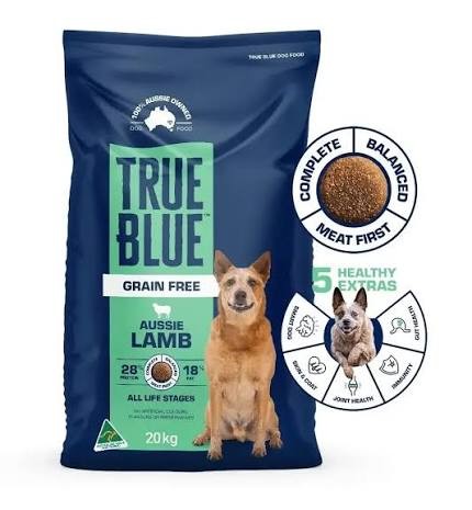 True Blue Grain Free Aussie Lamb 20kg