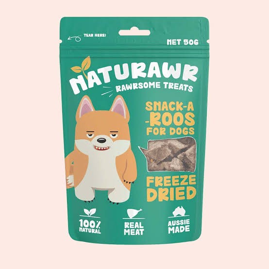 Naturawr Snack A Roo For Dogs 50g