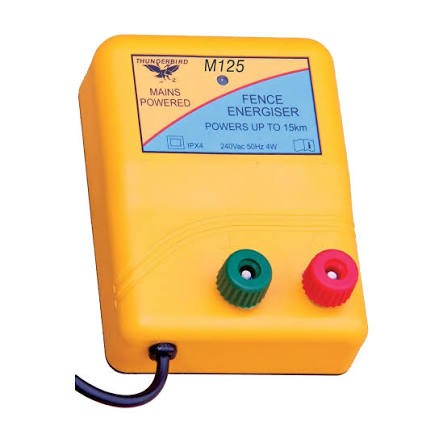 Thunderbird 15KM Mains Energiser M-125