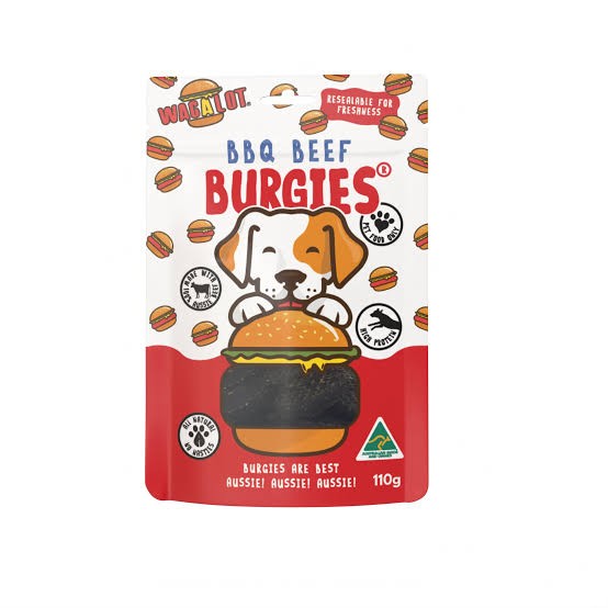 Wagalot BBQ Beef Burgies 110g