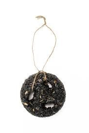 Billy Button Black Sunflower Bird Seed Bowl