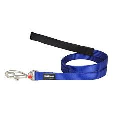 Red Dingo Classic Dog Lead Dark Blue