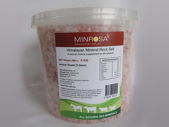 MINROSA SALT GRANULES 5KG BAG