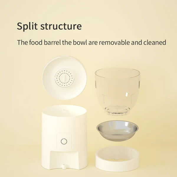 PAKEWAY AUTOMATIC PET FEEDER 4L - WHITE