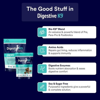 POSEIDON DIGESTIVE K9 CHEWS 185G