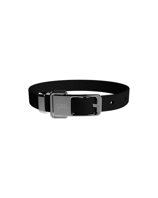 FRANK GREEN PET COLLAR + NAME TAG MIDNIGHT