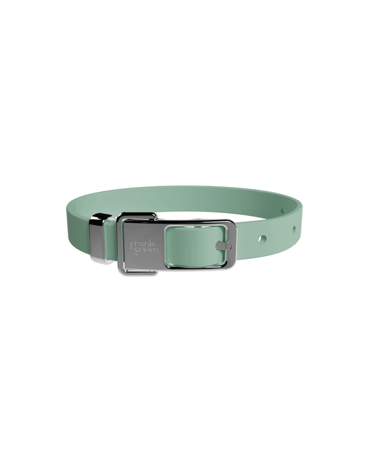 FRANK GREEN PET COLLAR + NAME TAG MINT GELATO