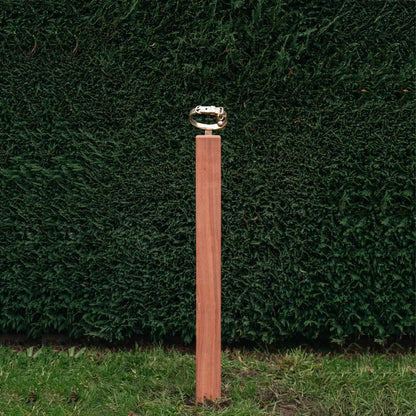 RBM BRONZE CAT COLLAR MEMORIAL ON POST - COLLAR ONLY