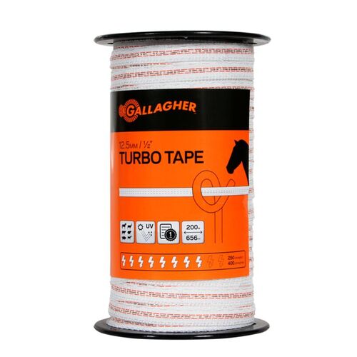 GALLAGHER TURBO TAPE 12.5MM X 200M