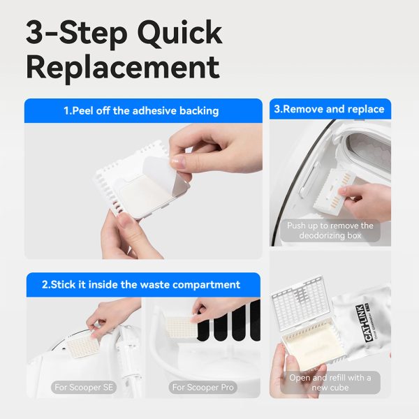 CATLINK C70 ODOR ELIMINATOR 3PCS (NO HOLDER)