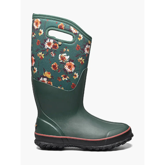 BOGS WOMENS CLASSIC TALL PAINT EMERALD