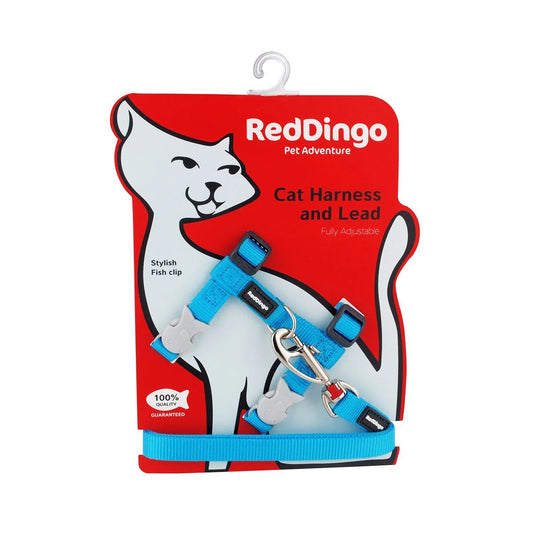 RED DINGO CAT HARNESS & LEAD