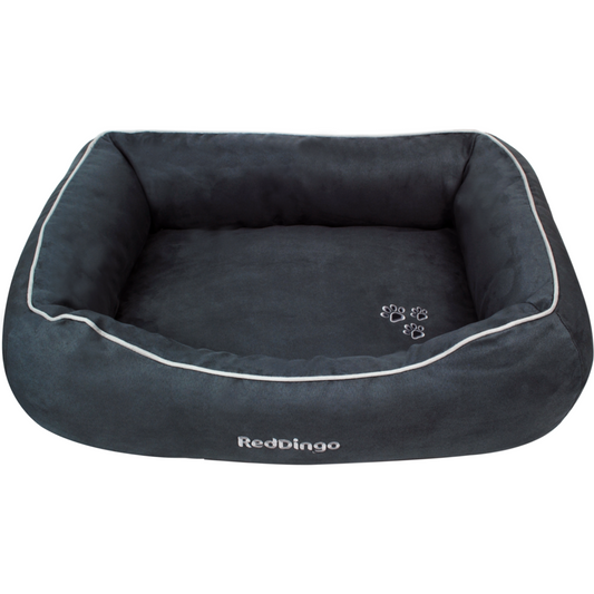 RED DINGO DONUT BED GREY SML