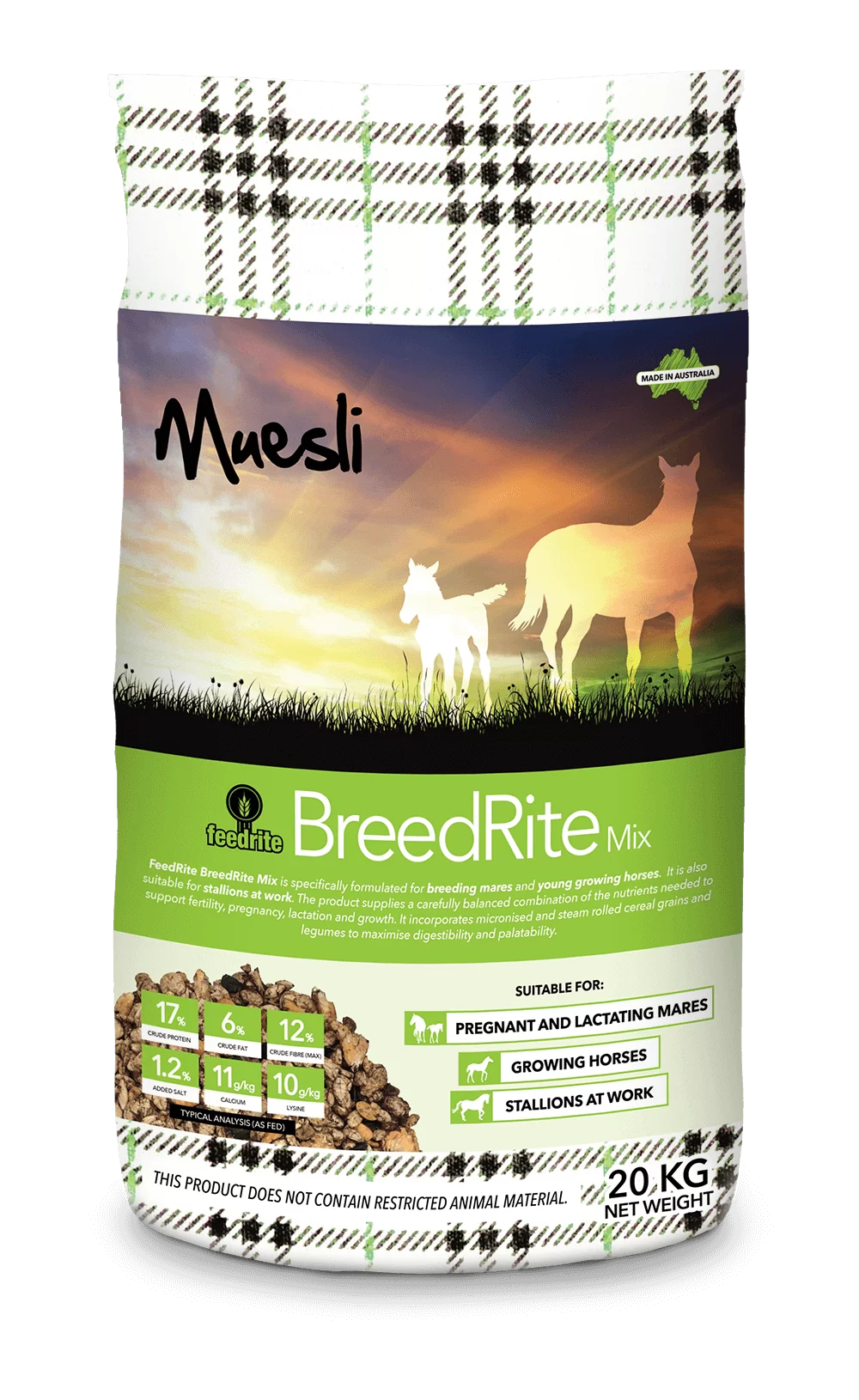 FEEDRITE HORSE BREEDRITE FEED 20KG