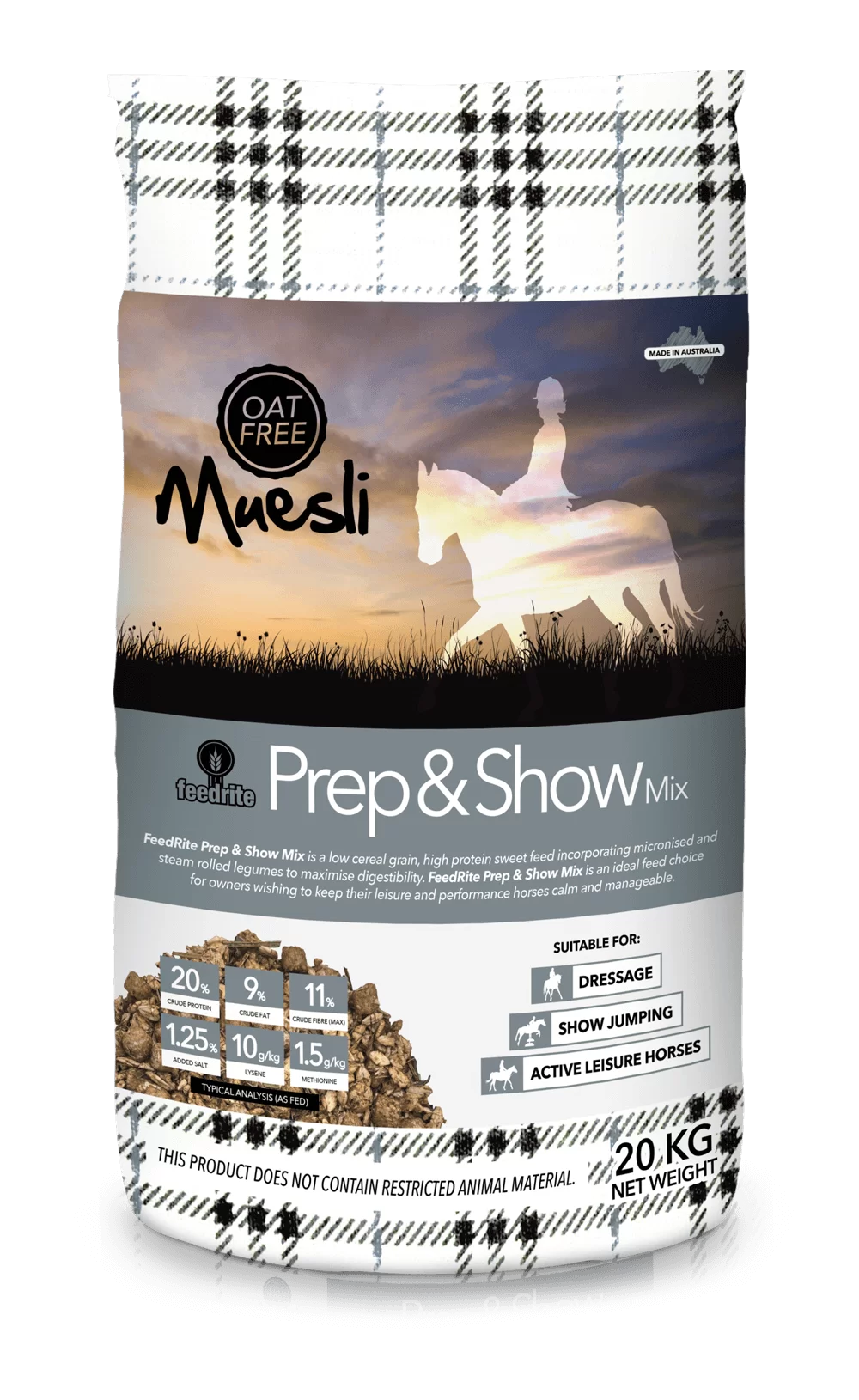 FEEDRITE PREP-SHOW HORSE FEED 20KG