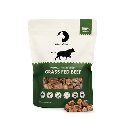 MEATY TREAT GRASS FED BEEF 70G