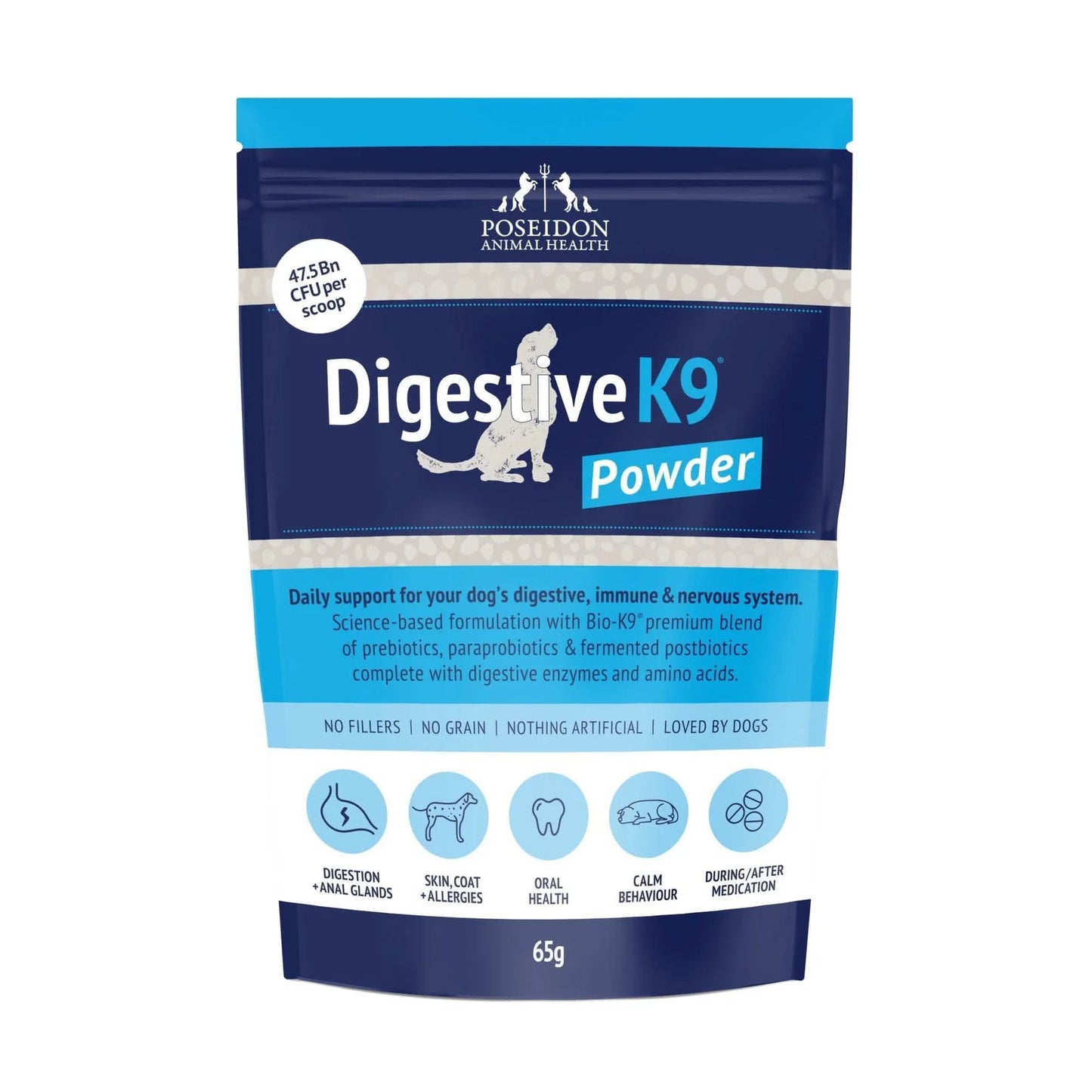 POSEIDON DIGESTIVE K9 POWDER 65G