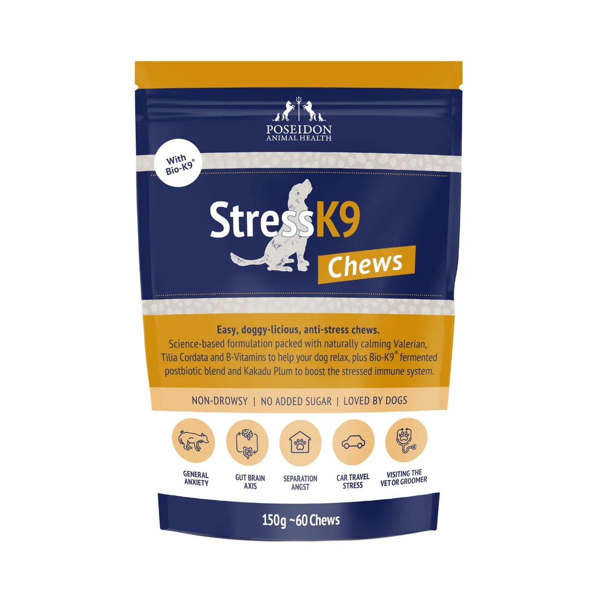 POSEIDON STRESS K9 CHEWS 300G