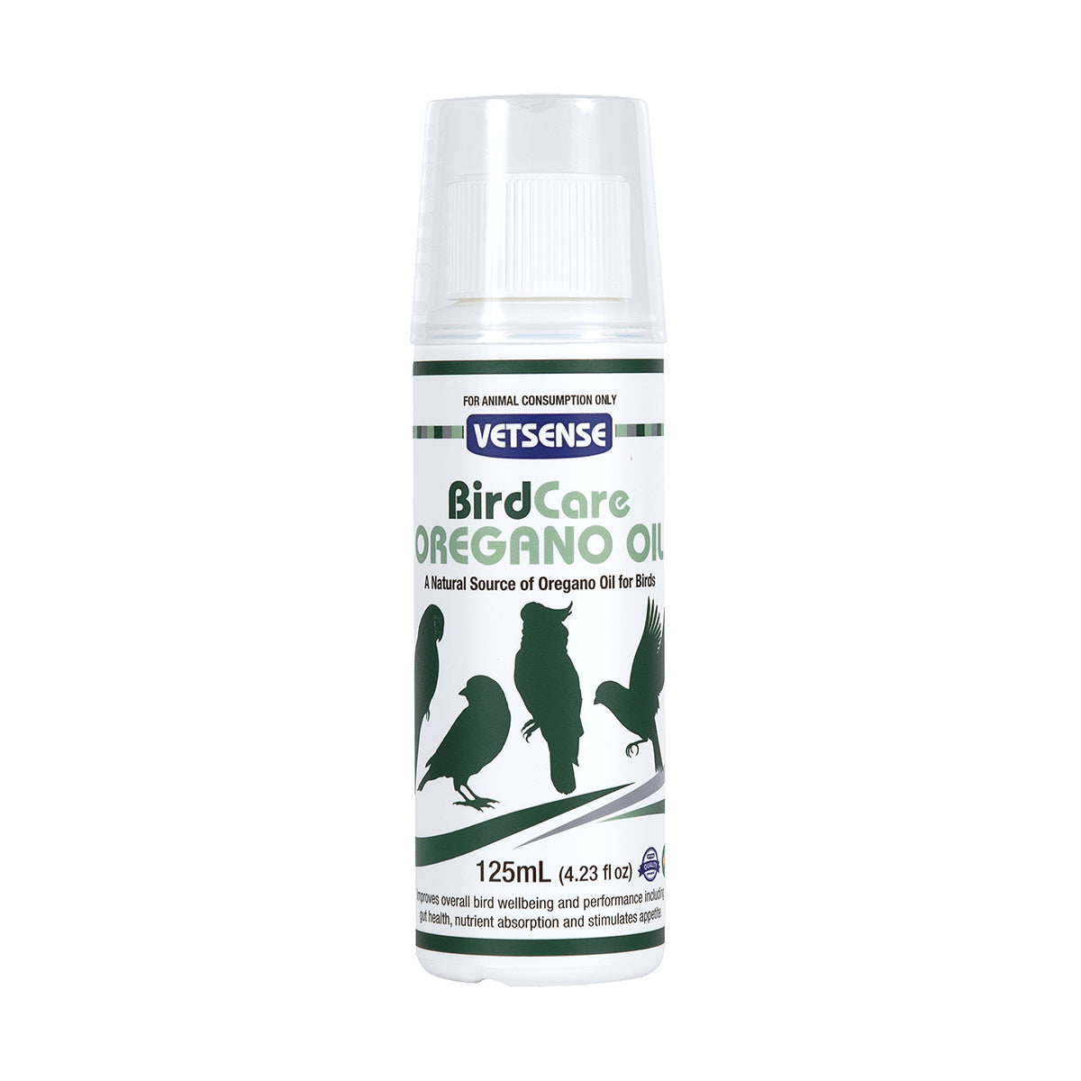 VETSENSE BIRDCARE OREGANO OIL 125ML