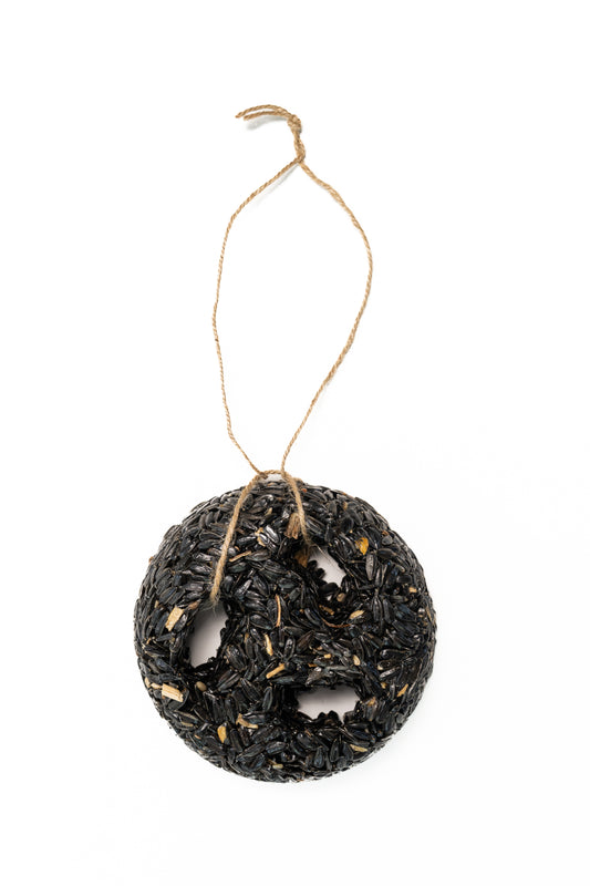 BILLY BUTTON BIRD SEED BOWL SF BLACK SUNFLOWER