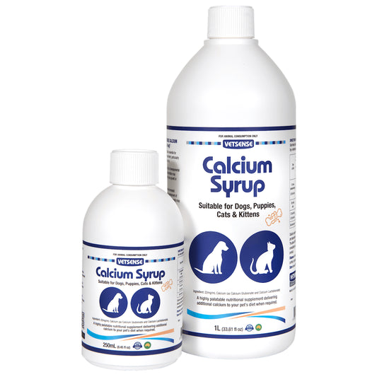 VETSENSE CALCIUM SYRUP 250ML