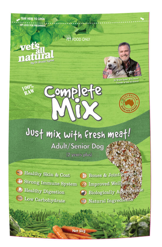 VETS ALL NATURAL COMPLETE MIX ADULT & SENIOR