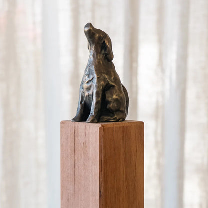 RBM JUPITER DOG MEMORIAL ON POST - WITH POST