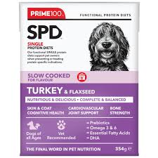 PRIME SPD SLOW COOKED TURKEY & FLAXSEED 345G