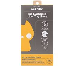 WEE KITTY ELASTICISED LITTER TRAY LINER (large)