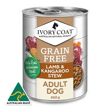 IVORY COAT ADULT DOG LAMB & KANGAROO STEW 400G