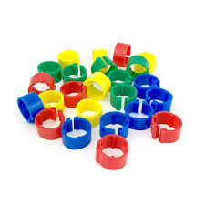 BAINBRIDGE POULTRY LEG RING MIXED COLOURS